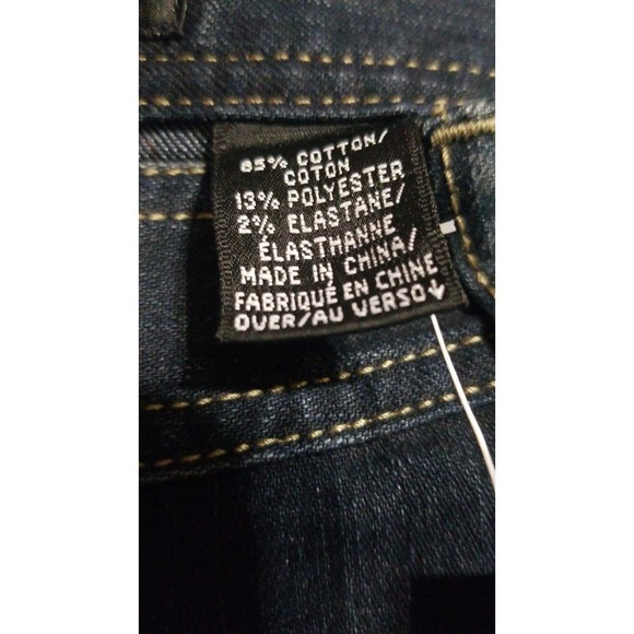 Dana Buchman Floral Embroidery Boot Cut Jeans Size 8 NWT - Picture 12 of 14